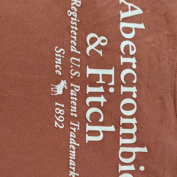 Abercrombie & Fitch Soft T-Shirt Women's Size Medium Taupe Mauve Color 🌞 - Picture 4 of 6
